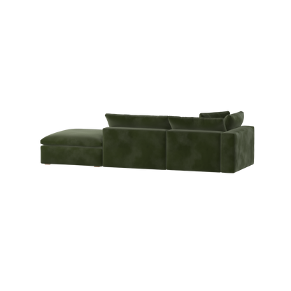 Ari modular corner Sofa with pouffe - Wide fabric range