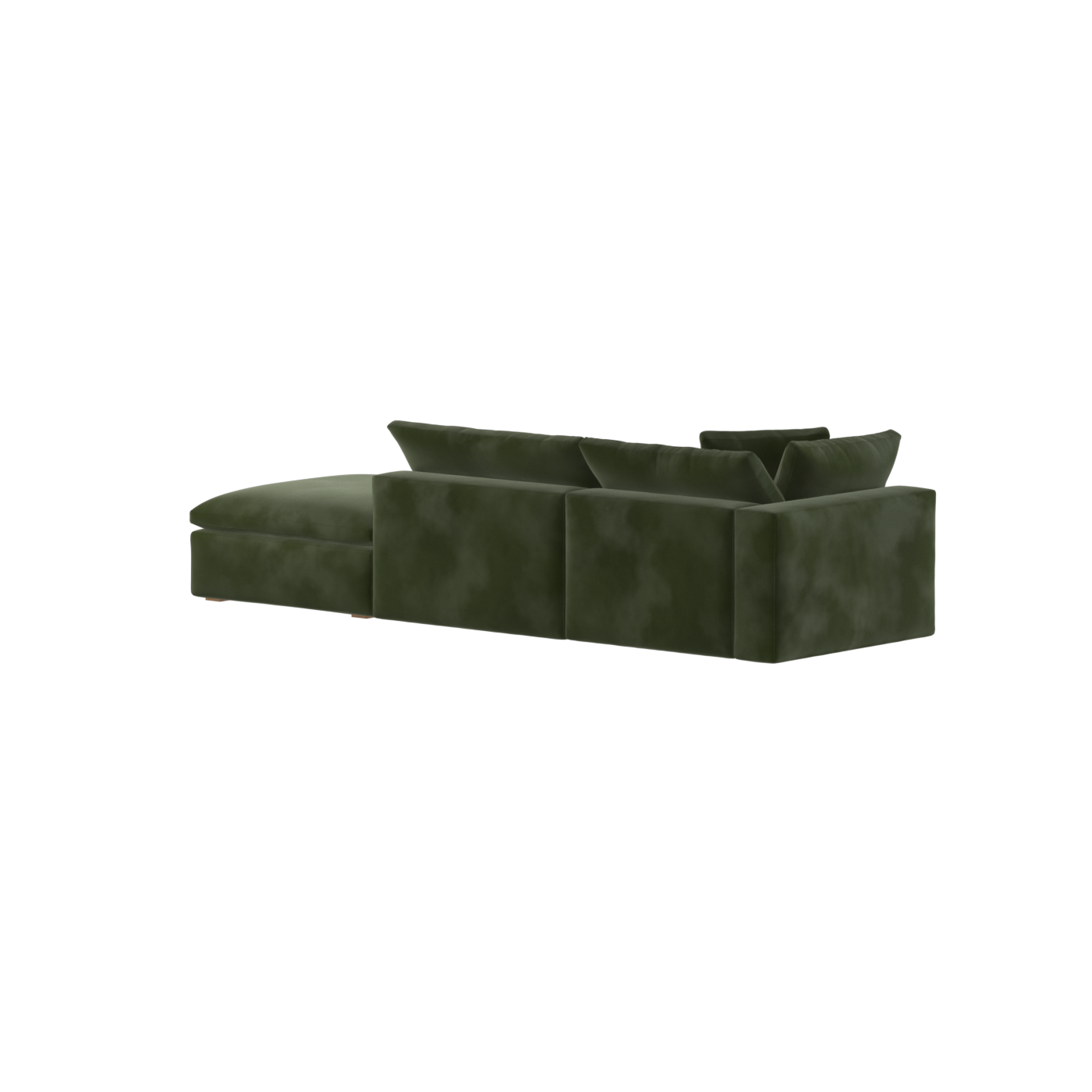 Ari modular corner Sofa with pouffe - Wide fabric range