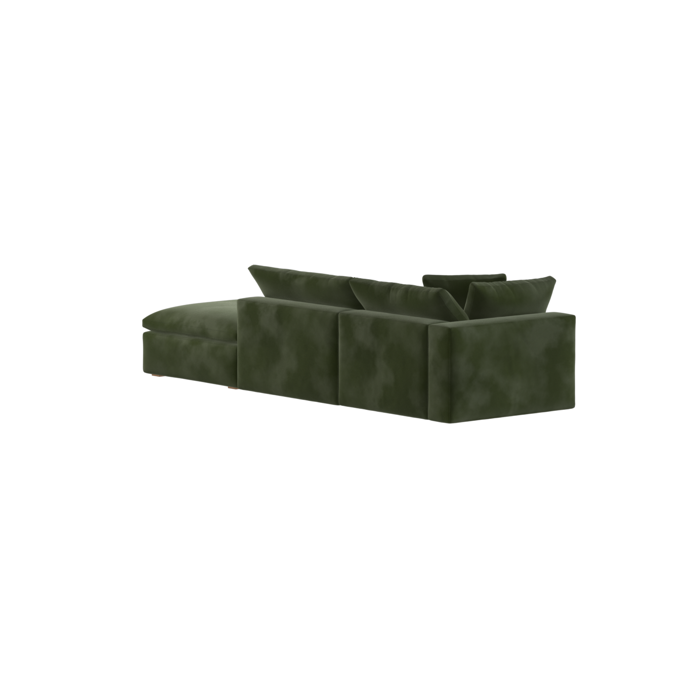 Ari modular corner Sofa with pouffe - Wide fabric range