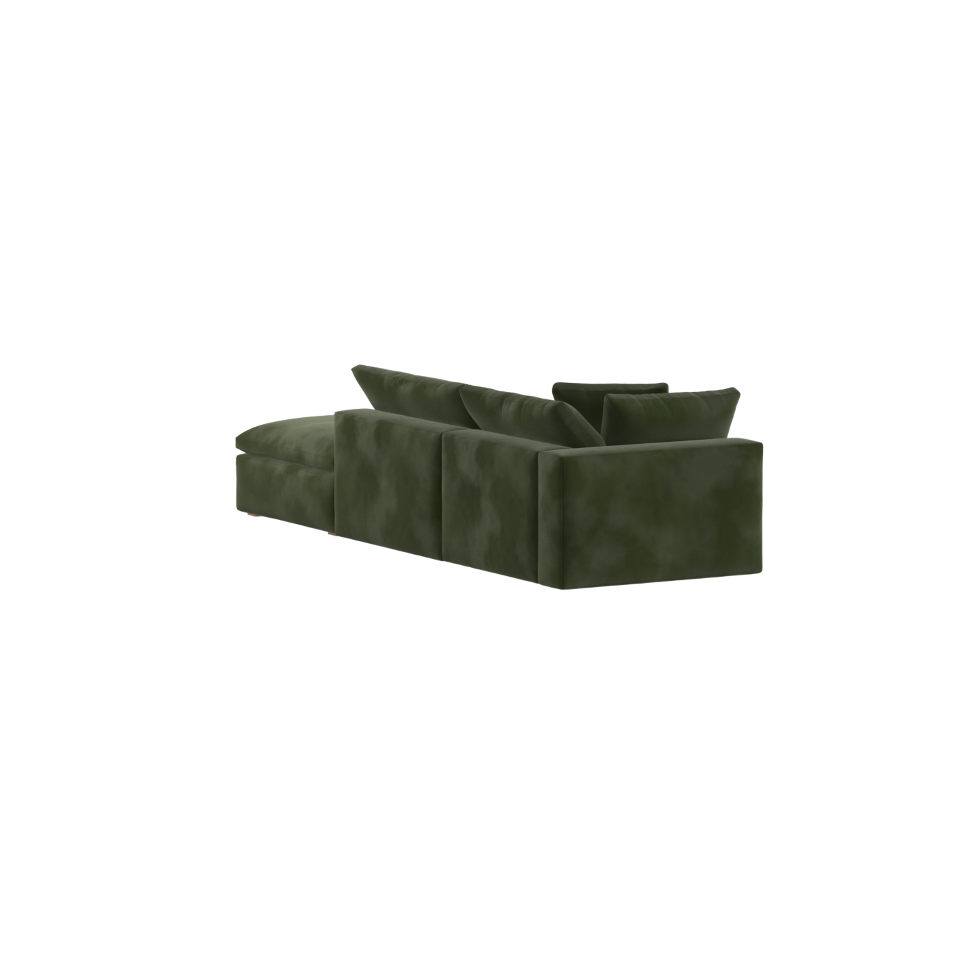 Ari modular corner Sofa with pouffe - Wide fabric range