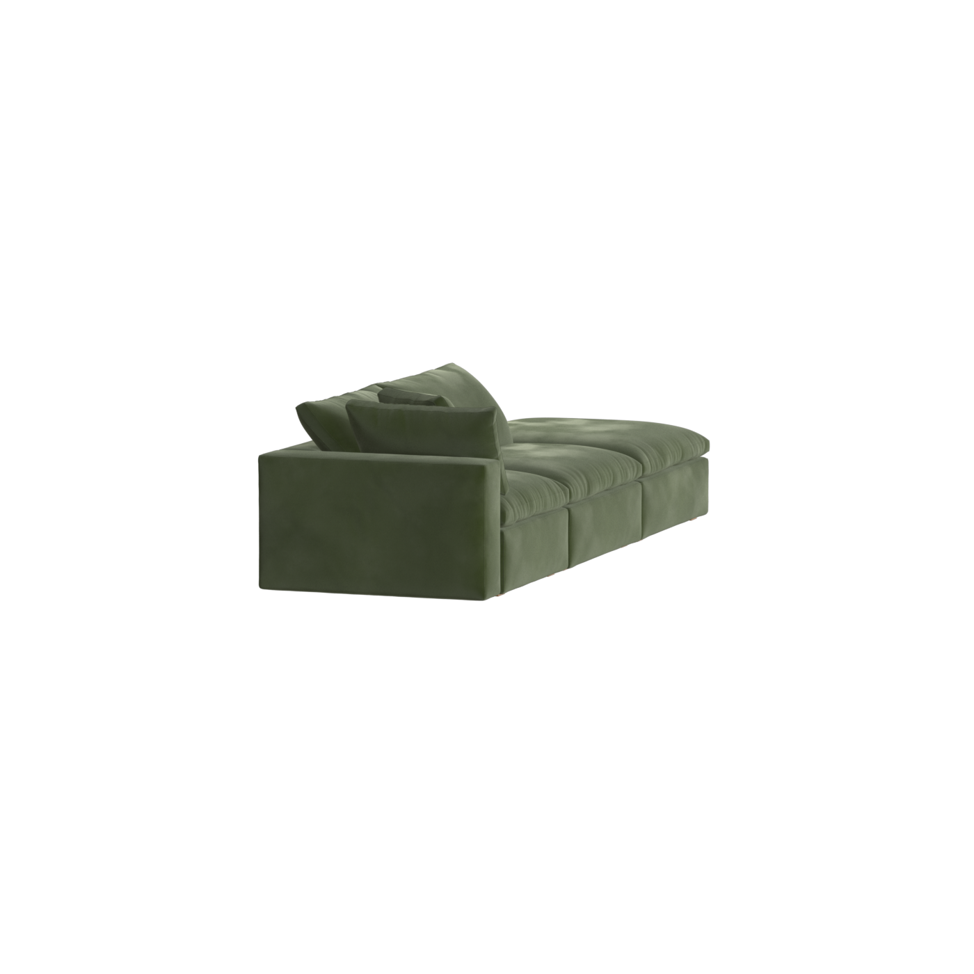 Ari modular corner Sofa with pouffe - Wide fabric range