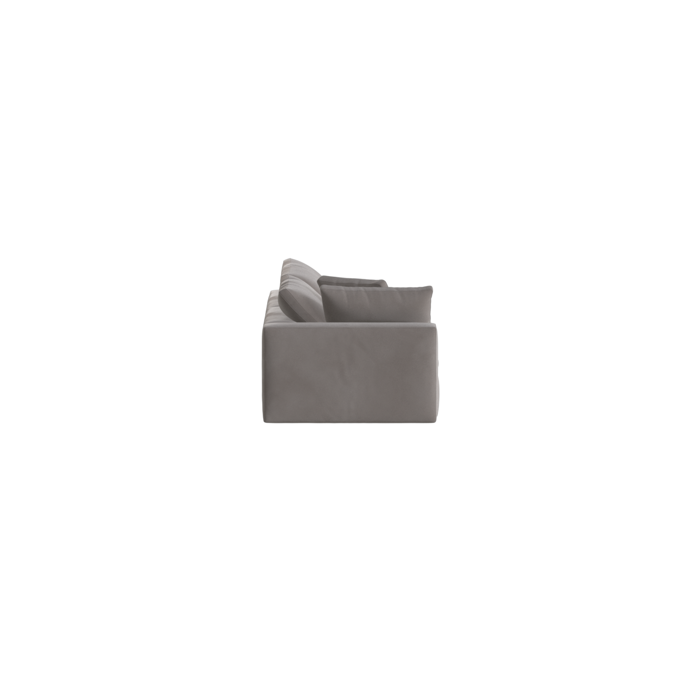 Canapé d'angle modulable Ari avec pouf - Large choix de tissus