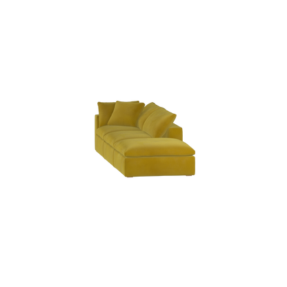 Ari modular corner Sofa with pouffe - Wide fabric range