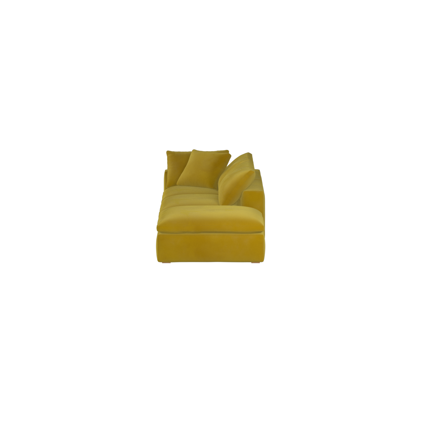 Ari modular corner Sofa with pouffe - Wide fabric range