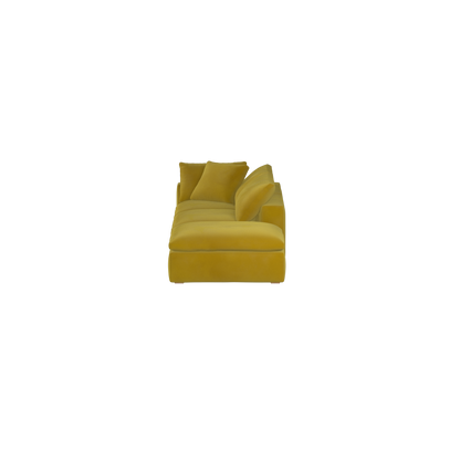 Ari modular corner Sofa with pouffe - Wide fabric range