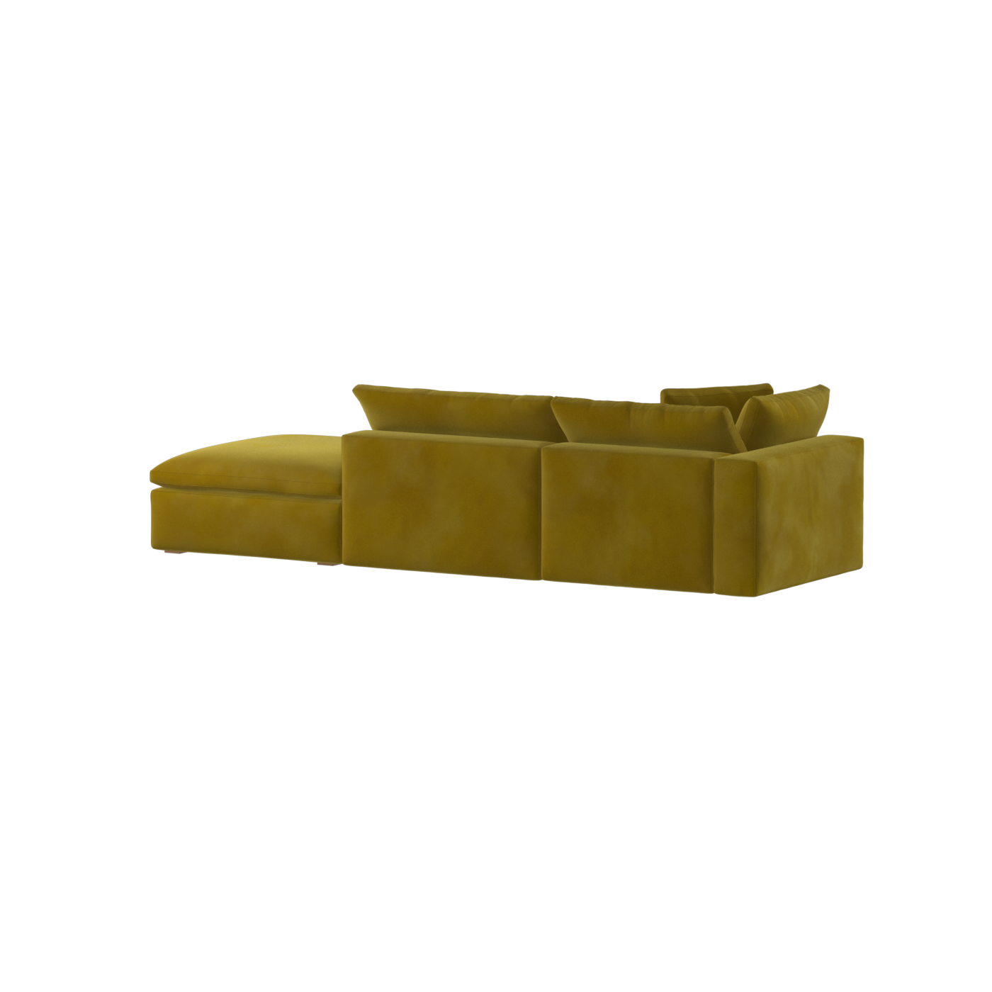 Ari modular corner Sofa with pouffe - Wide fabric range