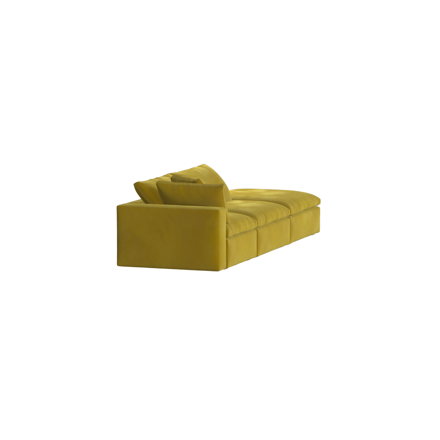 Ari modular corner Sofa with pouffe - Wide fabric range