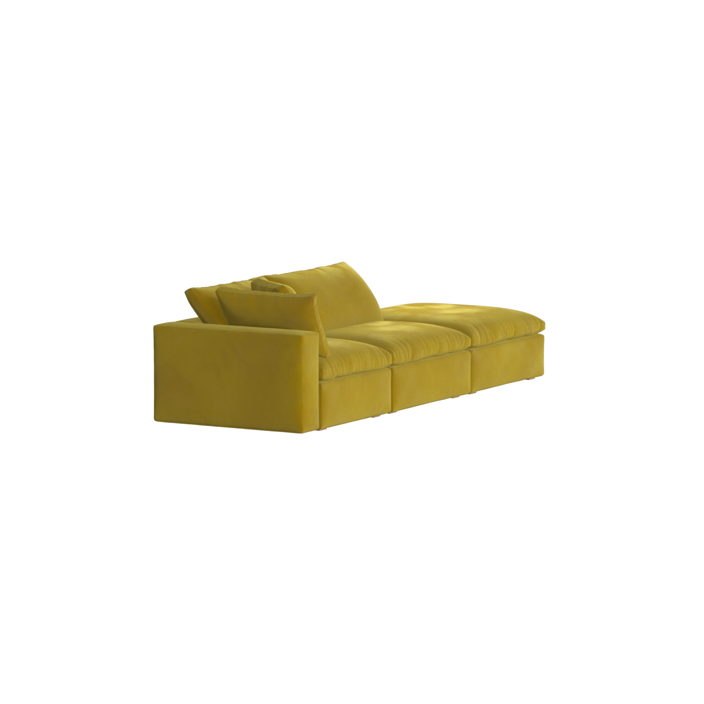 Ari modular corner Sofa with pouffe - Wide fabric range