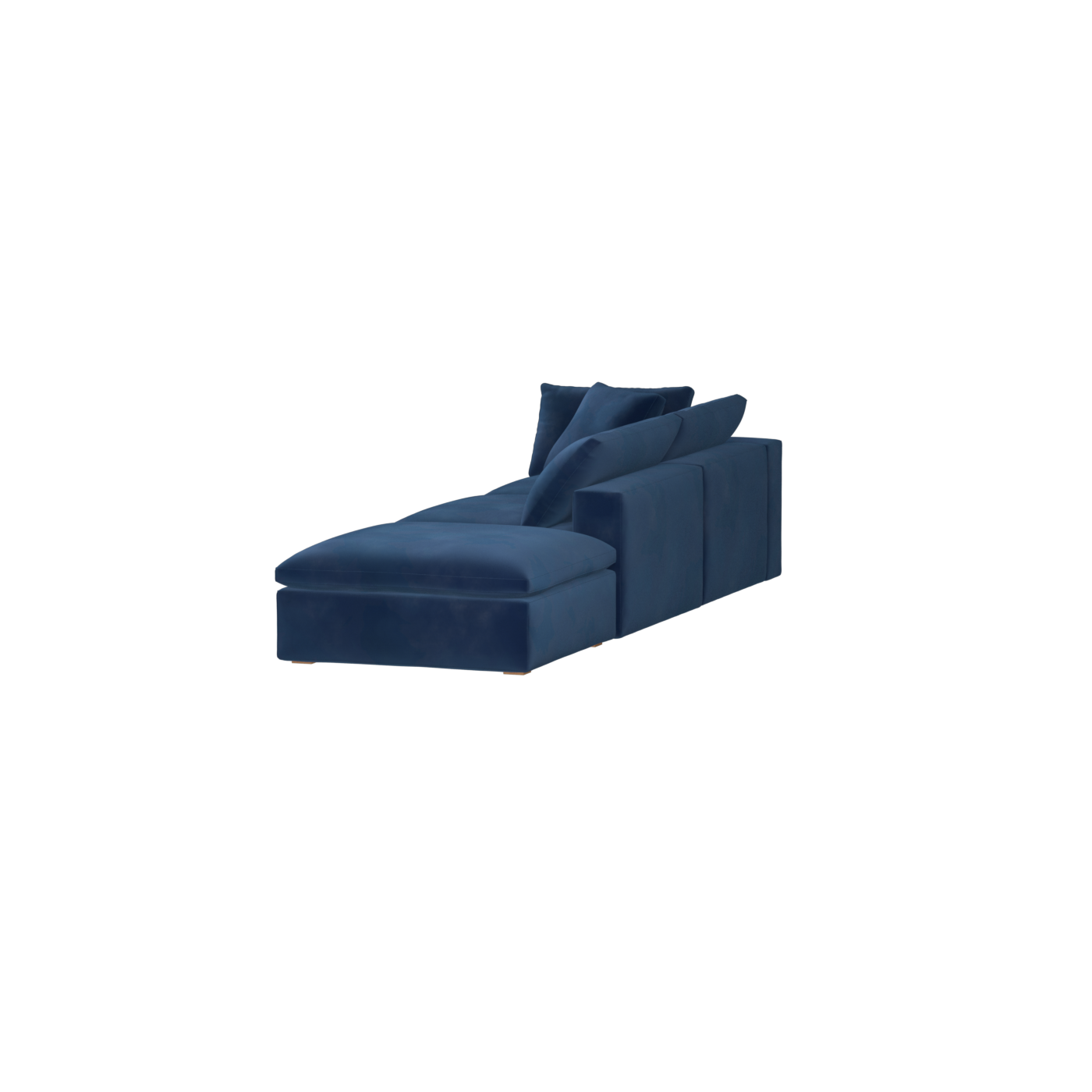 Ari modular corner Sofa with pouffe - Wide fabric range