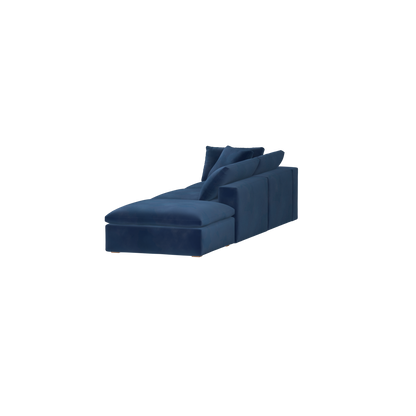Ari modular corner Sofa with pouffe - Wide fabric range