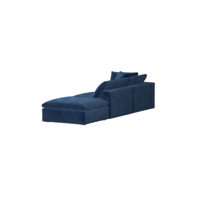 Ari modular corner Sofa with pouffe - Wide fabric range