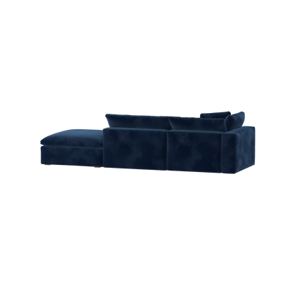 Ari modular corner Sofa with pouffe - Wide fabric range