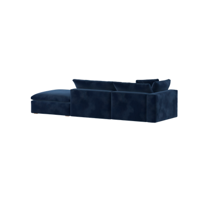 Ari modular corner Sofa with pouffe - Wide fabric range