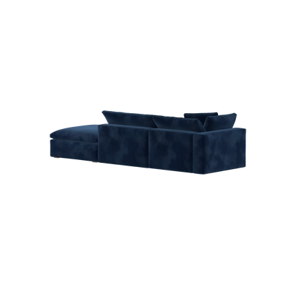 Ari modular corner Sofa with pouffe - Wide fabric range
