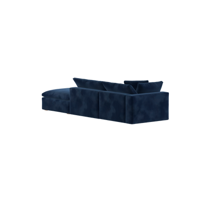 Ari modular corner Sofa with pouffe - Wide fabric range