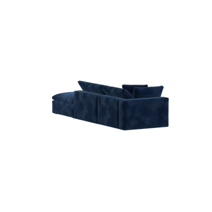Ari modular corner Sofa with pouffe - Wide fabric range