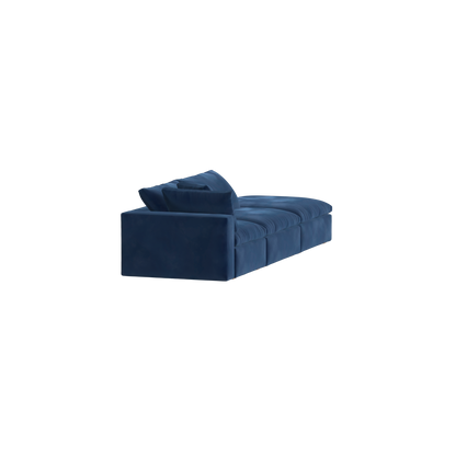 Ari modular corner Sofa with pouffe - Wide fabric range