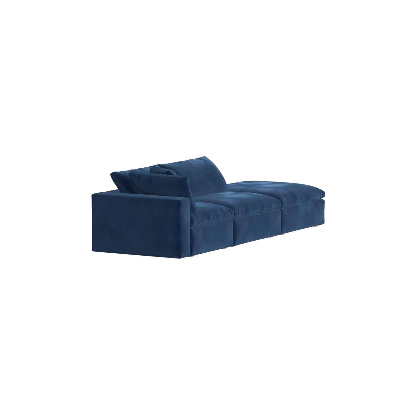 Ari modular corner Sofa with pouffe - Wide fabric range