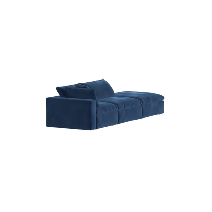 Ari modular corner Sofa with pouffe - Wide fabric range