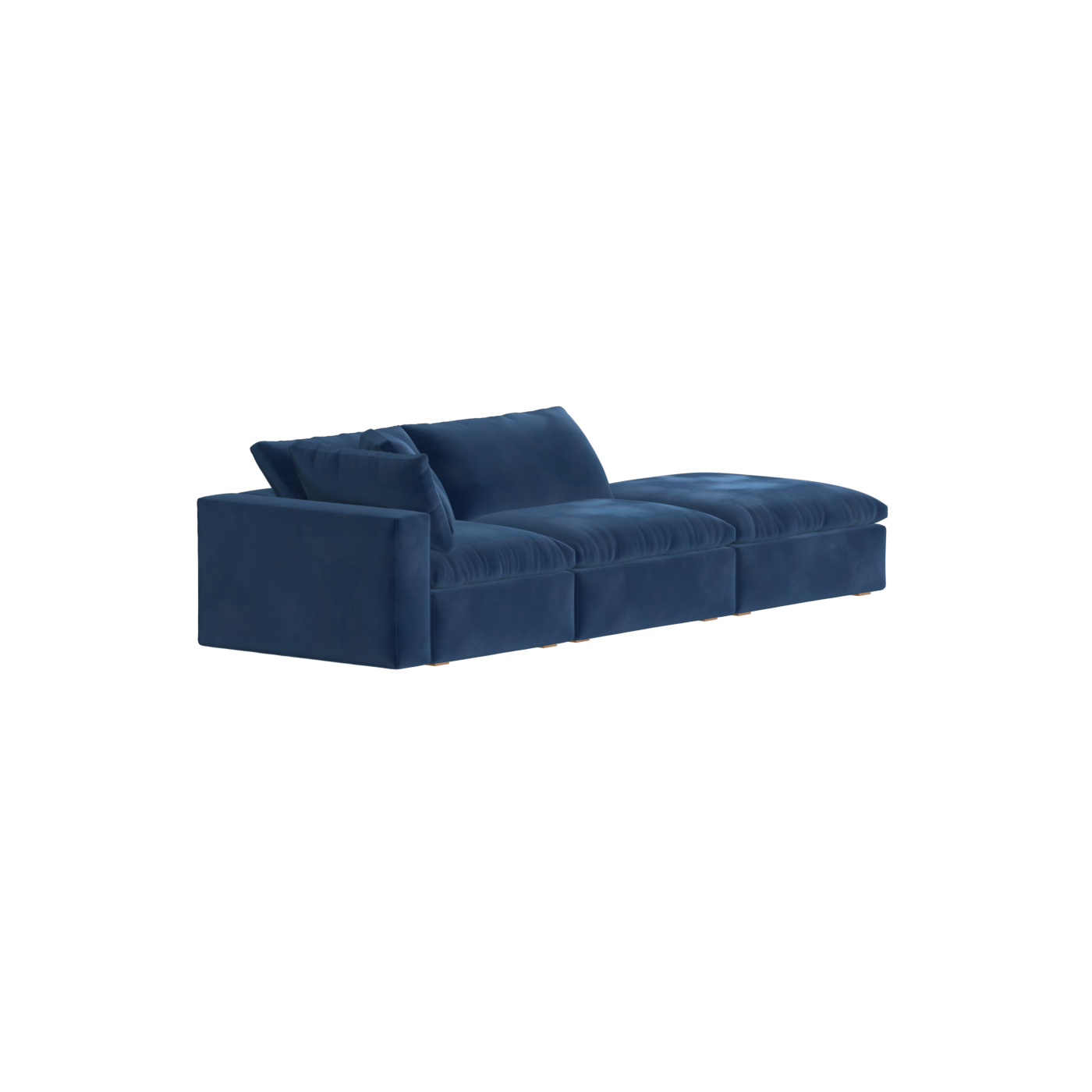 Ari modular corner Sofa with pouffe - Wide fabric range