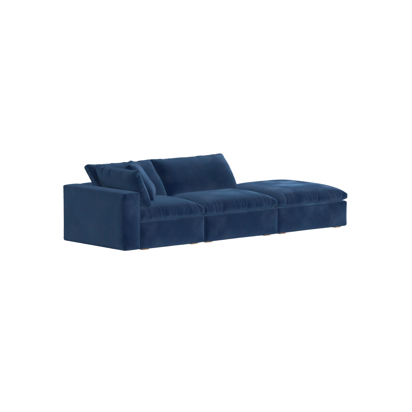 Ari modular corner Sofa with pouffe - Wide fabric range
