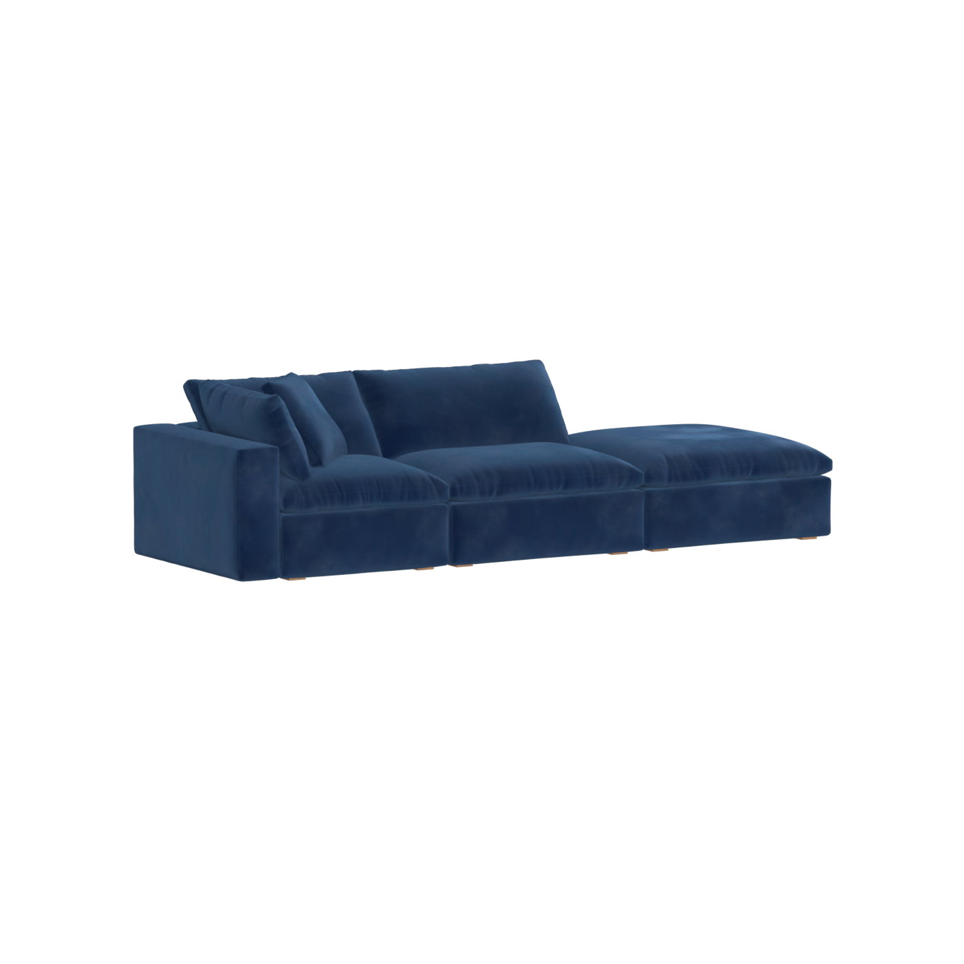 Ari modular corner Sofa with pouffe - Wide fabric range