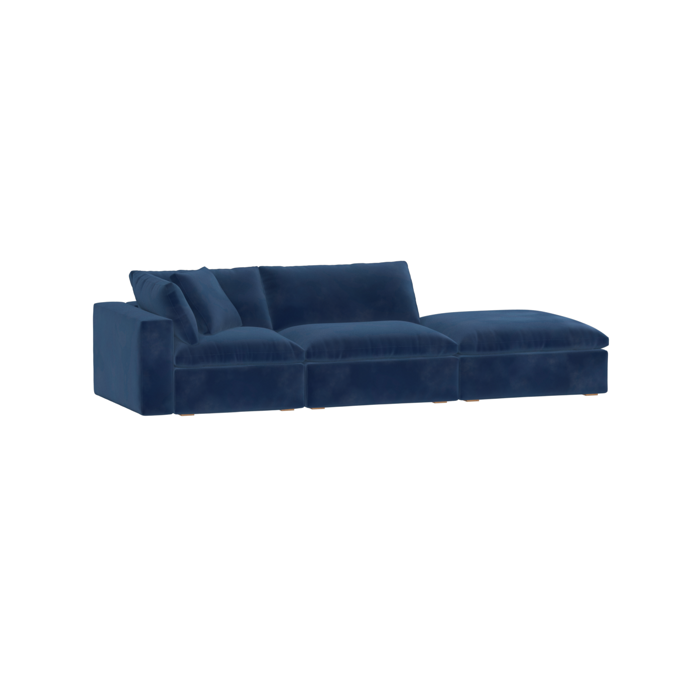 Ari modular corner Sofa with pouffe - Wide fabric range
