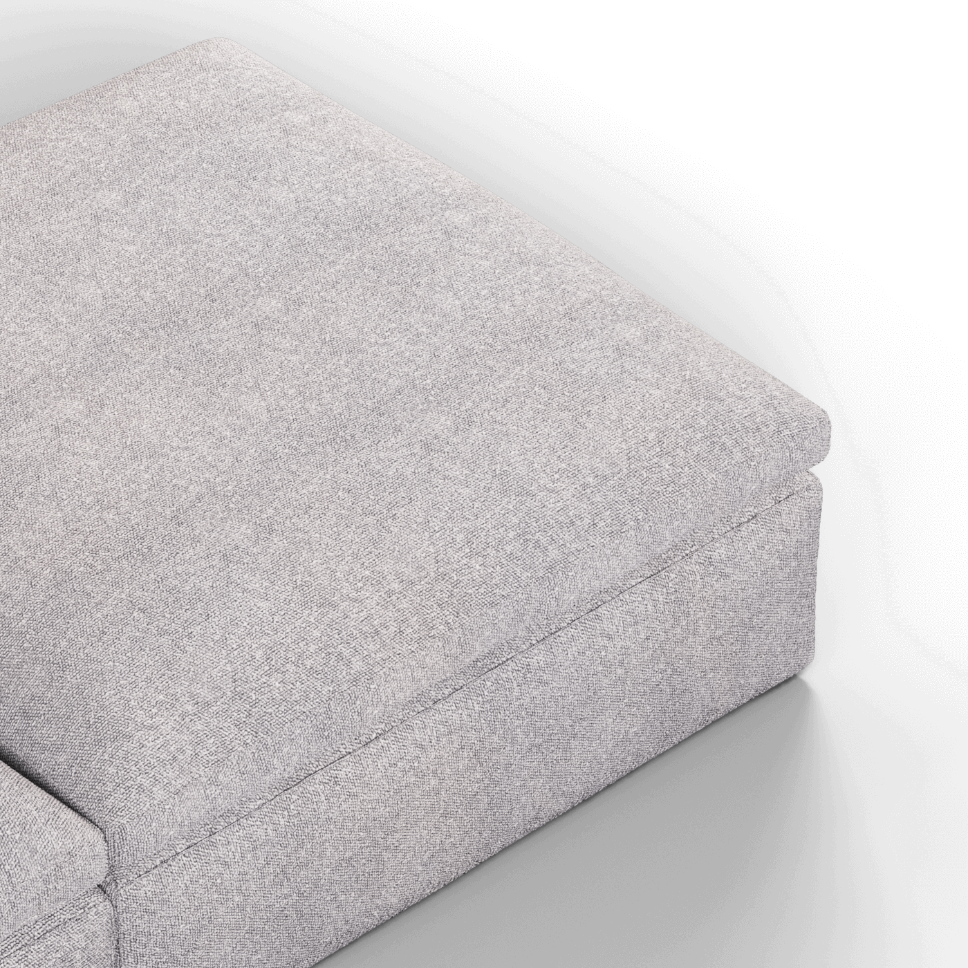Ari modular corner Sofa with pouffe - Wide fabric range
