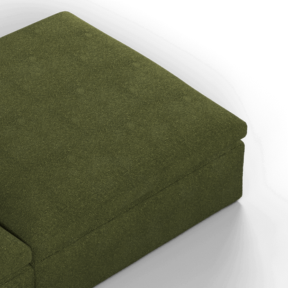 Ari modular corner Sofa with pouffe