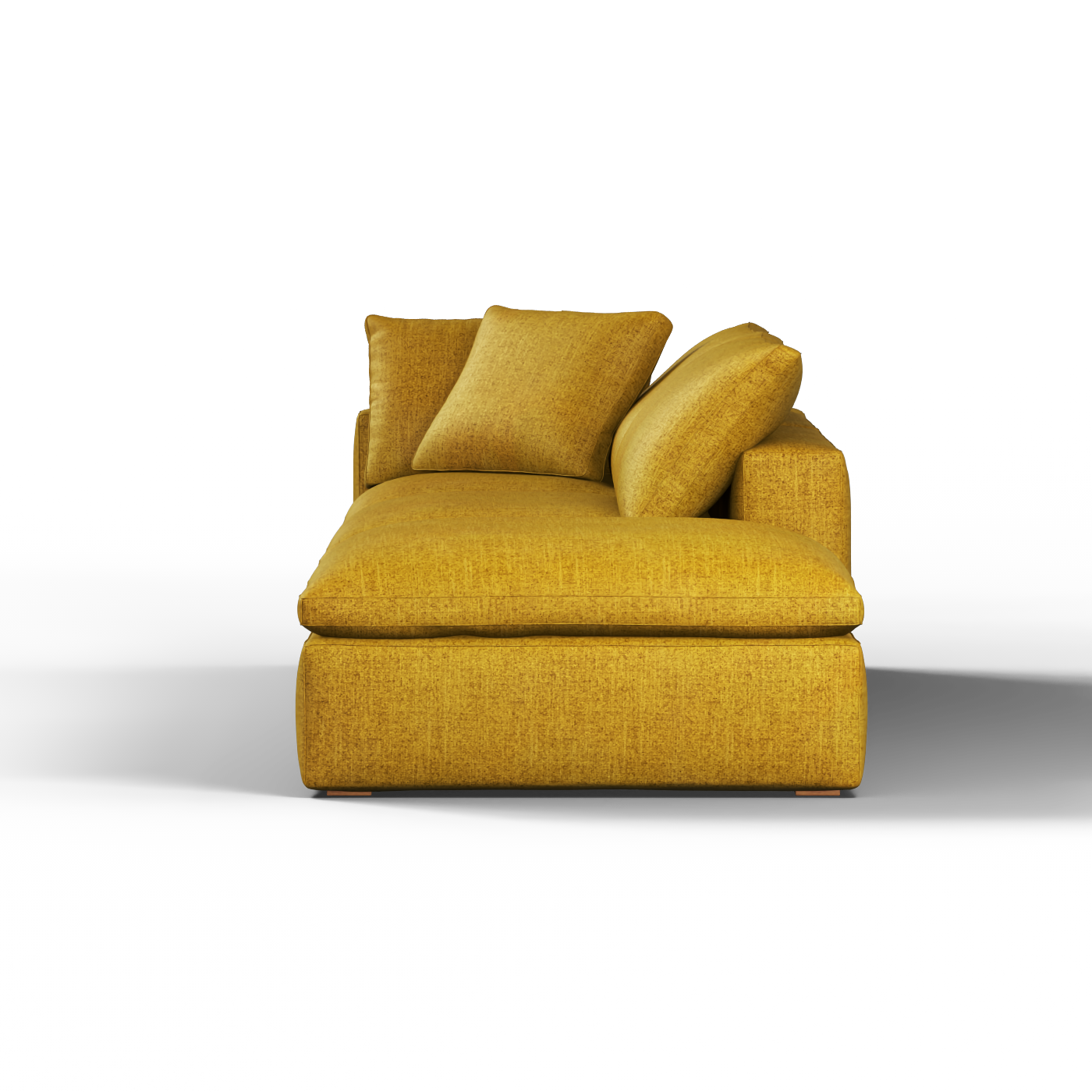 Ari modular corner Sofa with pouffe - Wide fabric range
