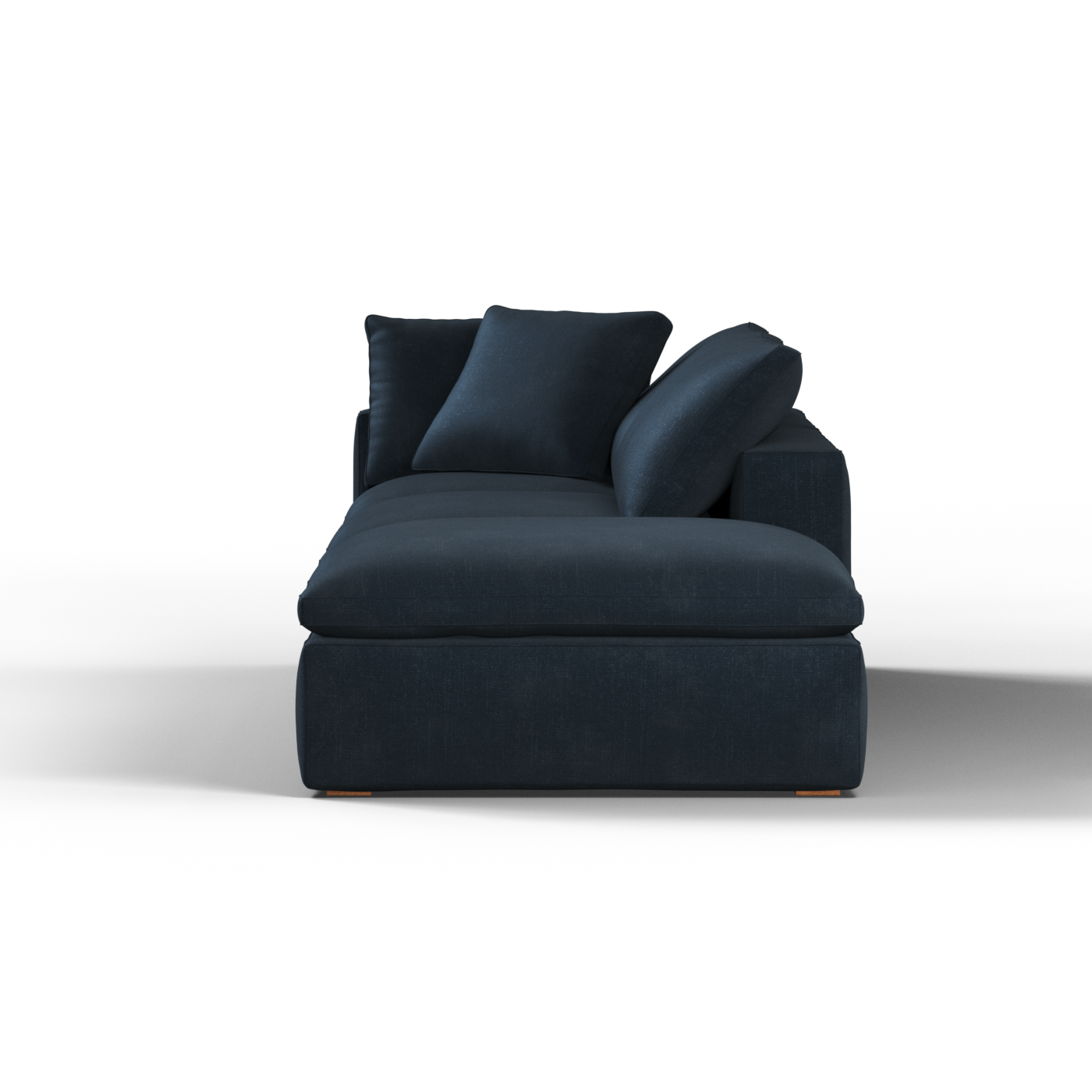 Ari modular corner Sofa with pouffe - Wide fabric range