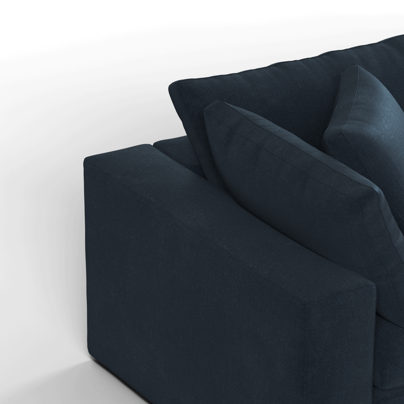 Ari modular corner Sofa with pouffe - Wide fabric range