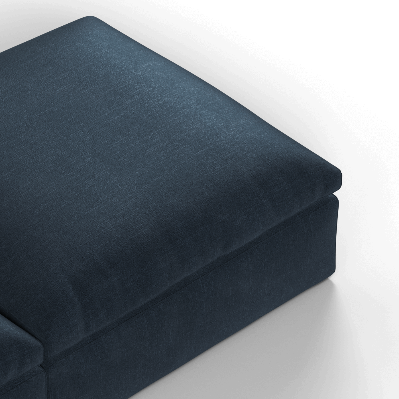 Ari modular corner Sofa with pouffe - Wide fabric range