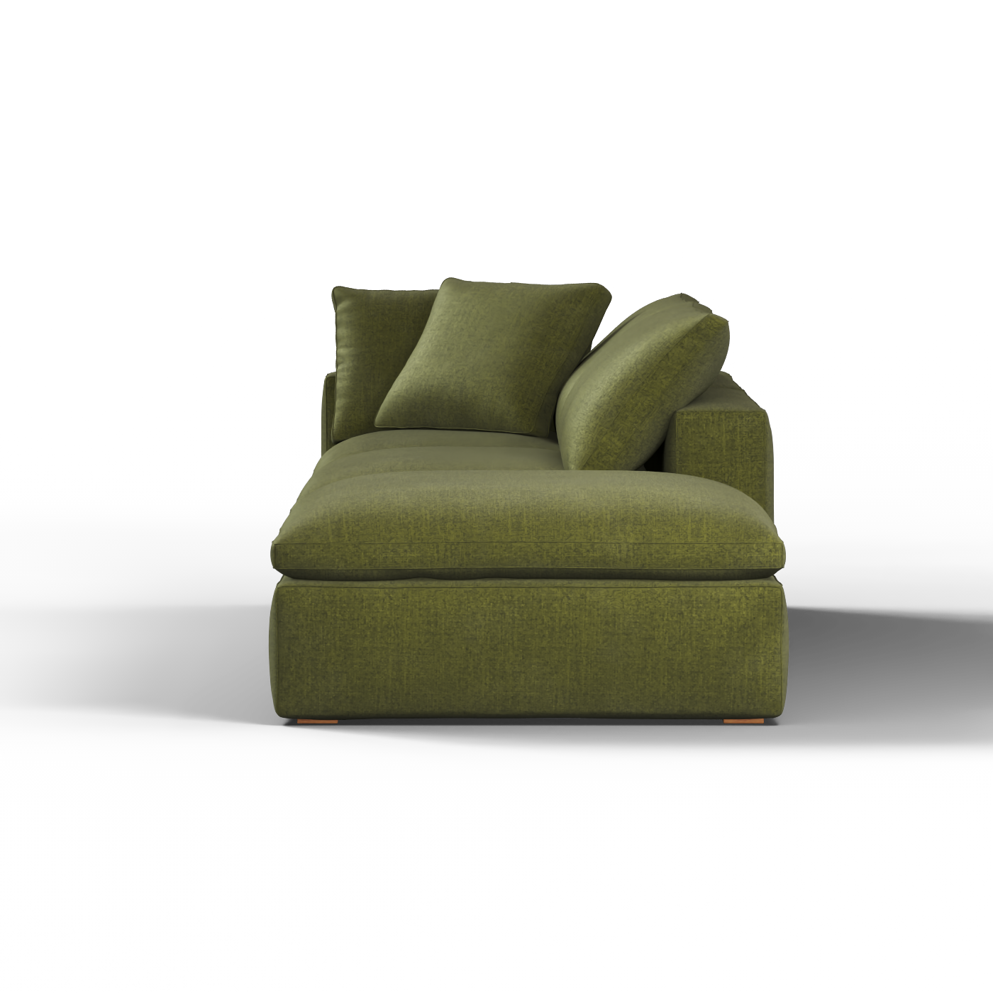 Ari modular corner Sofa with pouffe