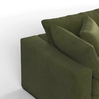 Ari modular corner Sofa with pouffe