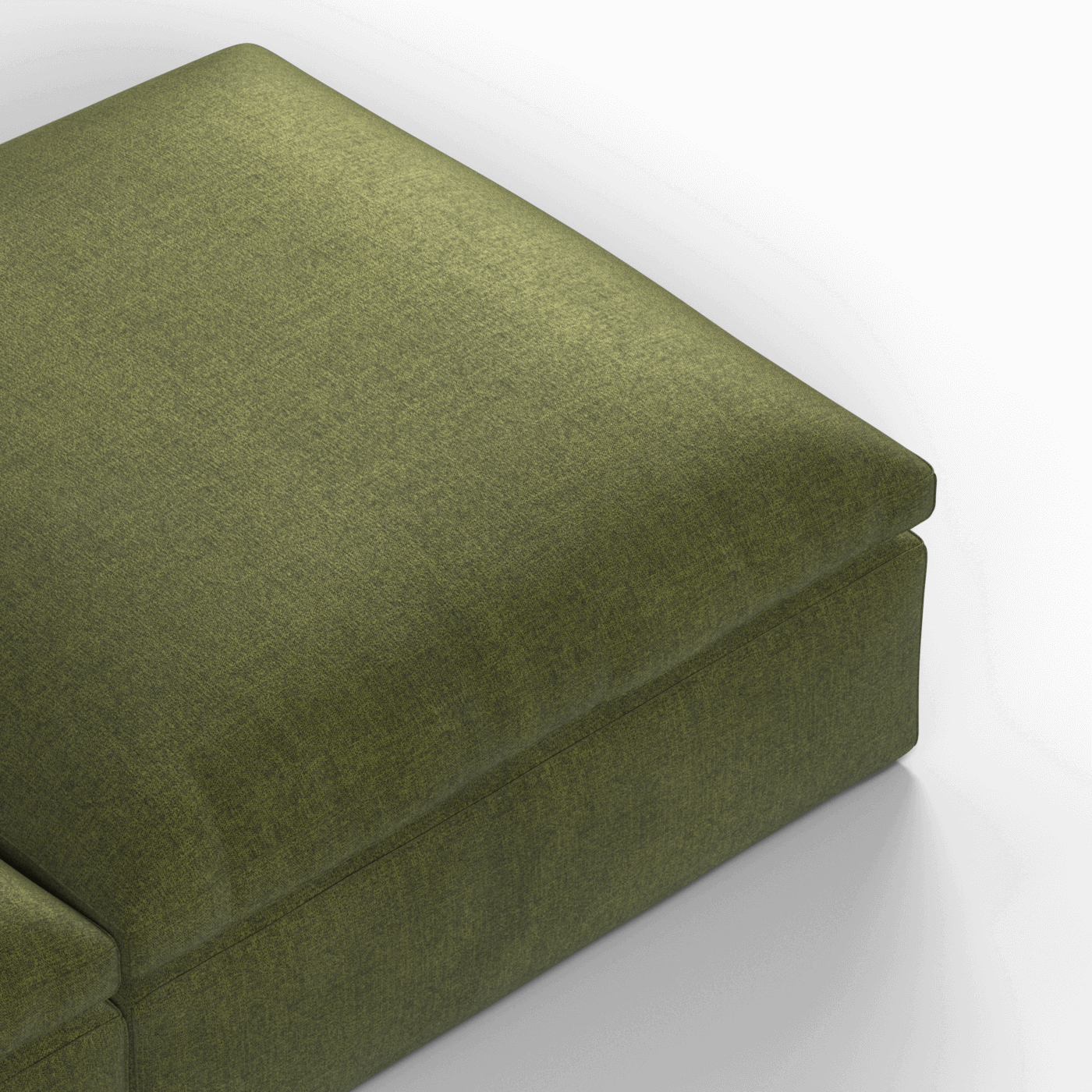Ari modular corner Sofa with pouffe - Wide fabric range