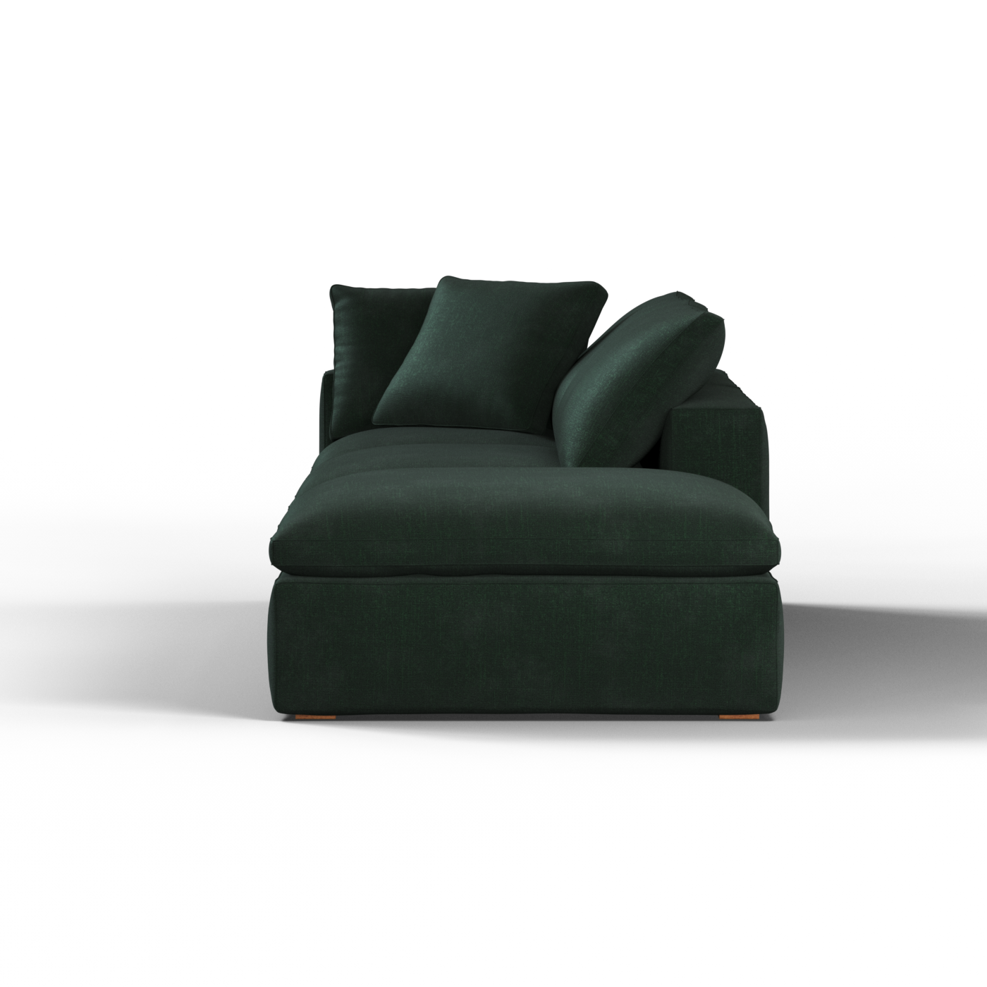 Ari modular corner Sofa with pouffe