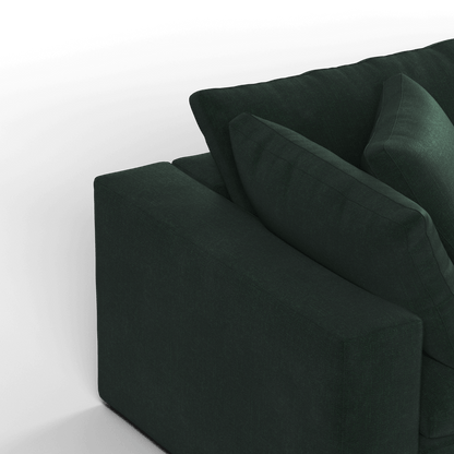 Ari modular corner Sofa with pouffe