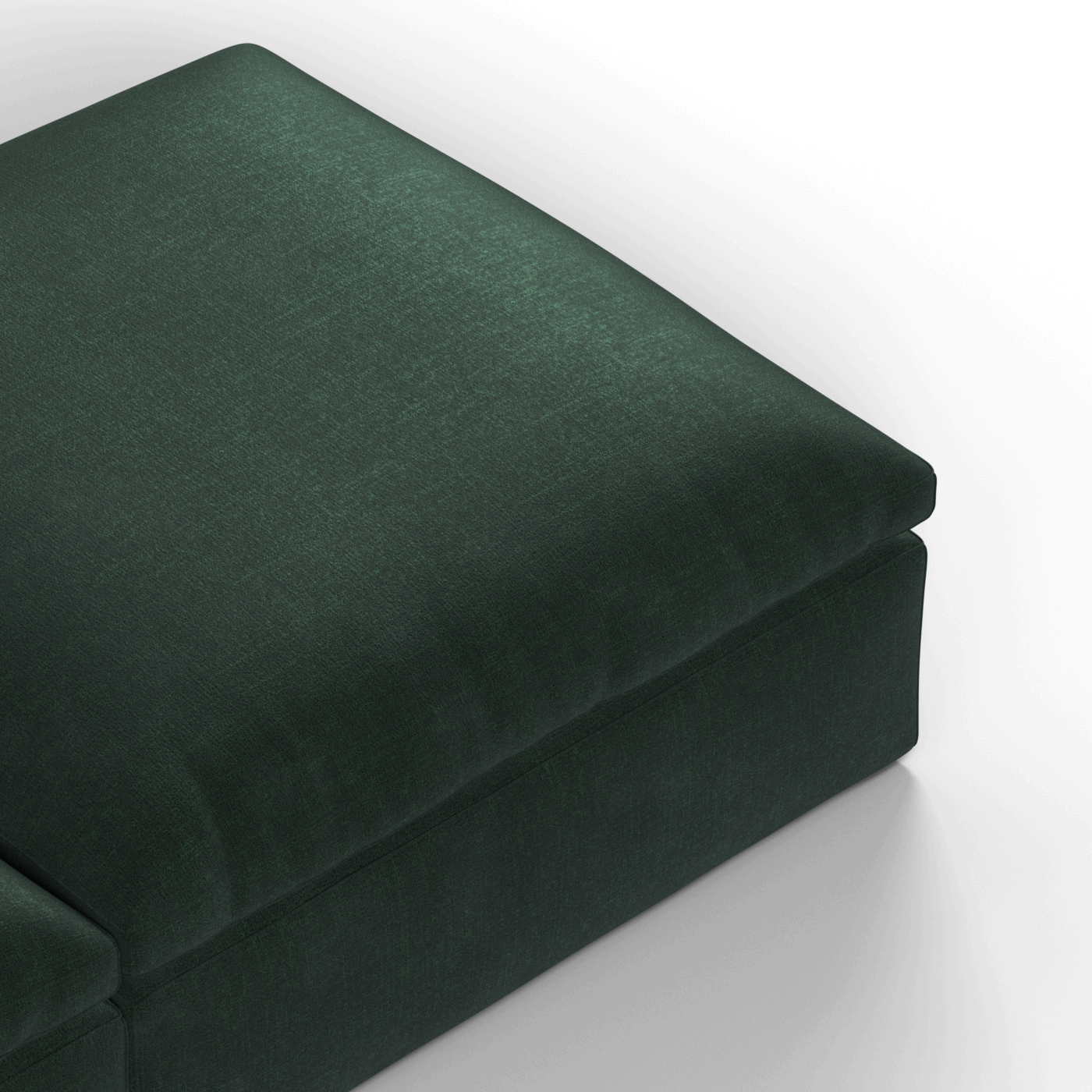 Ari modular corner Sofa with pouffe - Wide fabric range