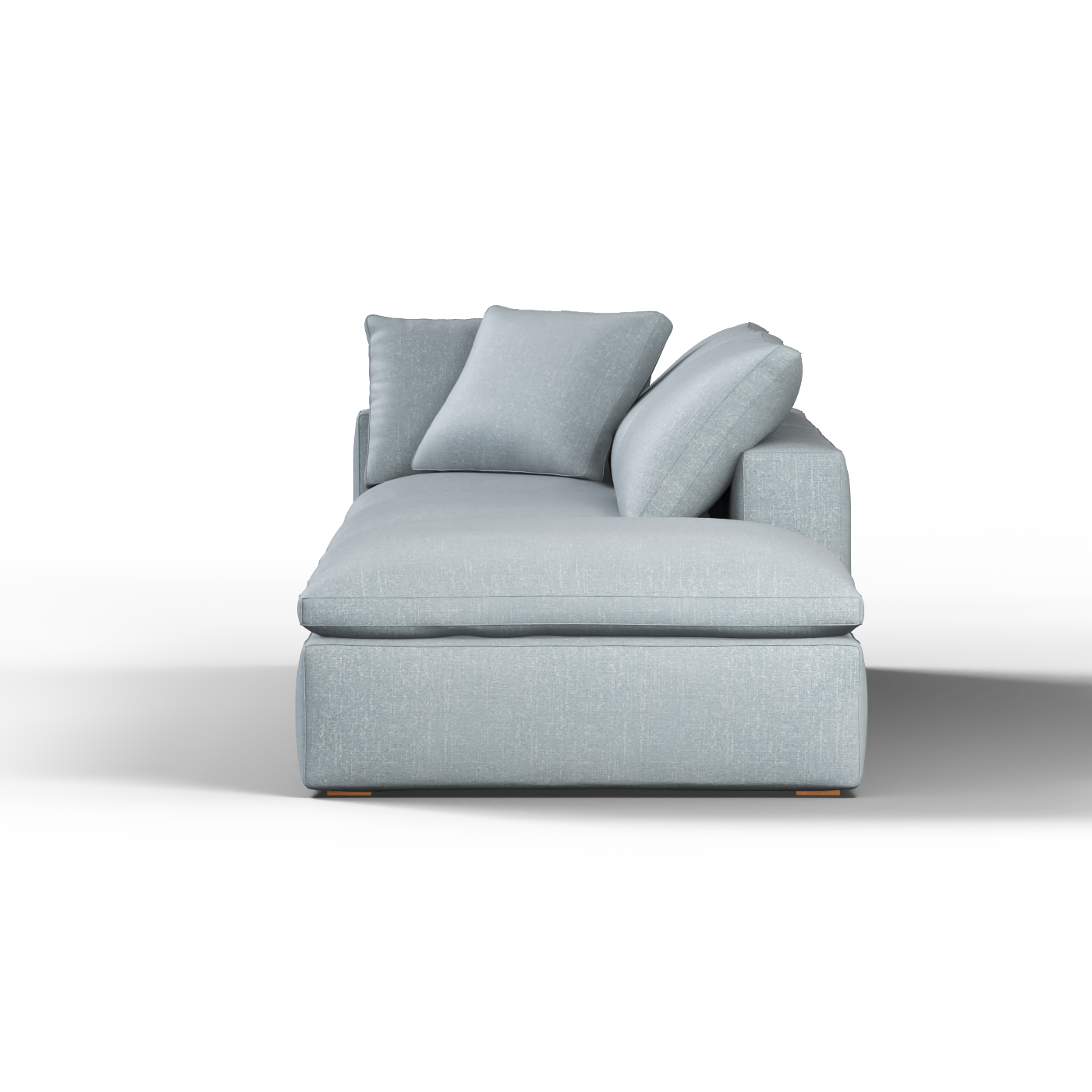 Ari modular corner Sofa with pouffe - Wide fabric range