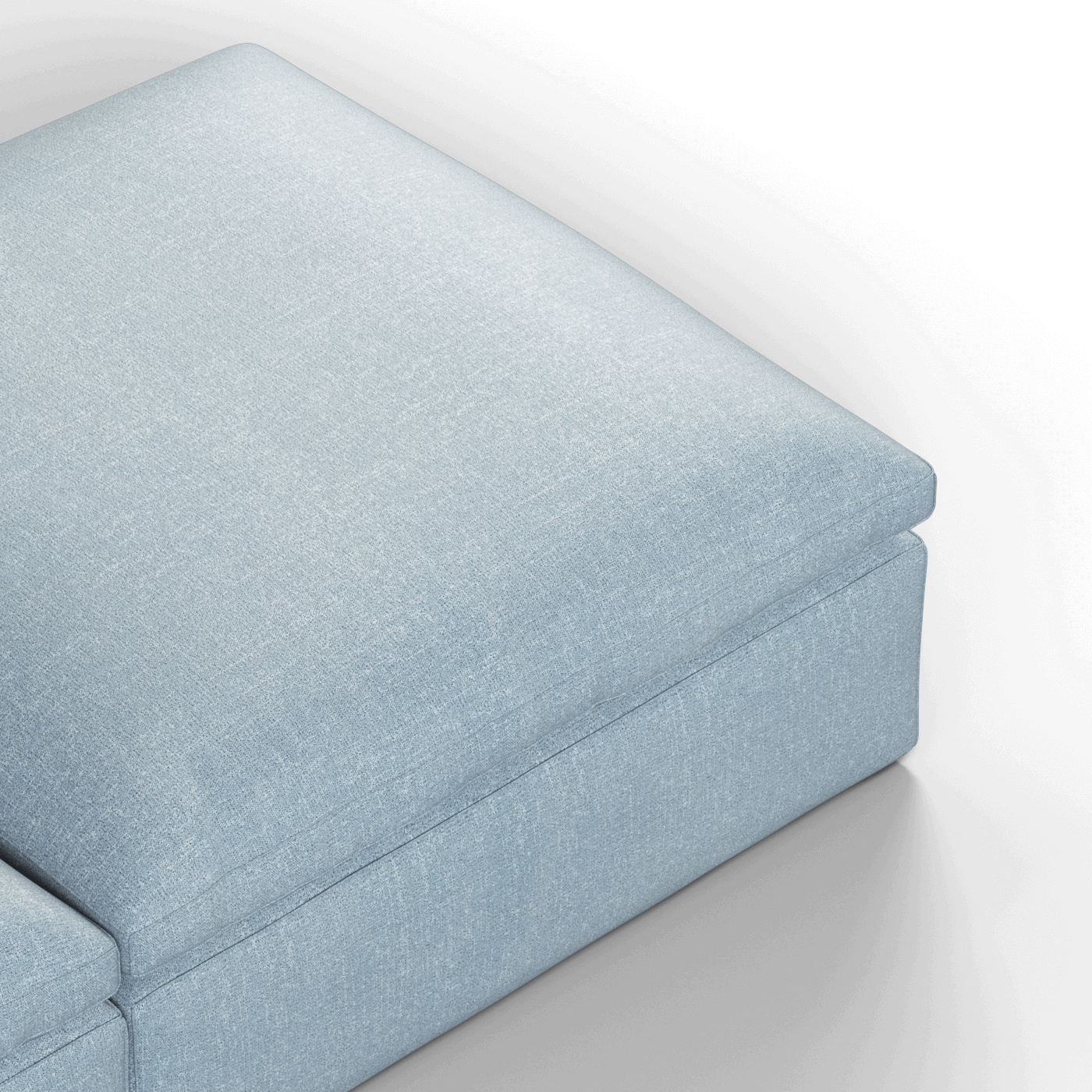 Ari modular corner Sofa with pouffe - Wide fabric range