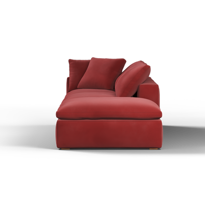 Ari modular corner Sofa with pouffe