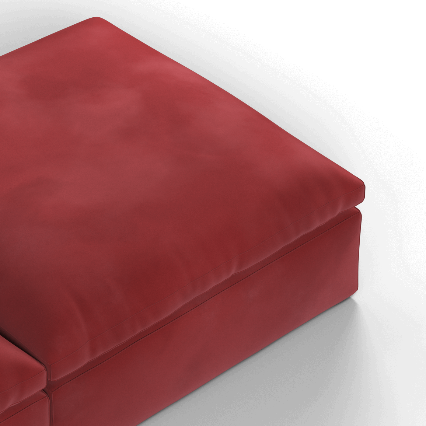Ari modular corner Sofa with pouffe - Wide fabric range
