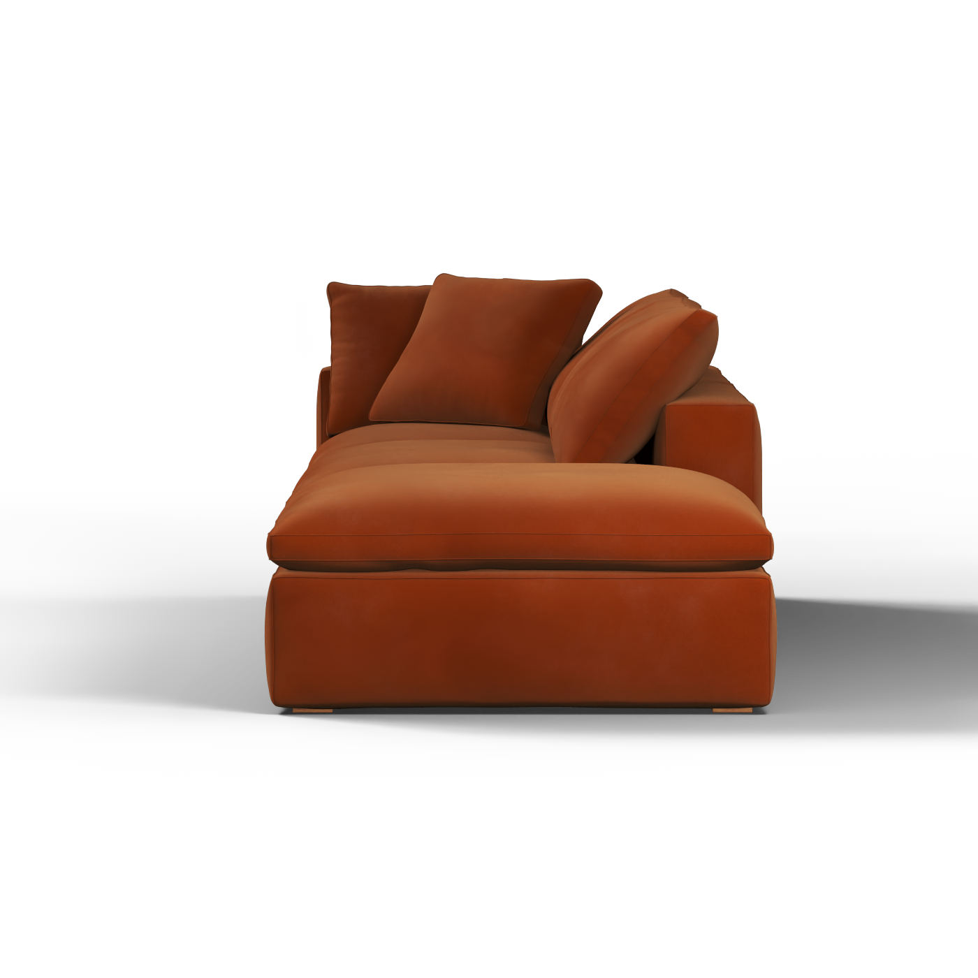 Ari modular corner Sofa with pouffe - Wide fabric range