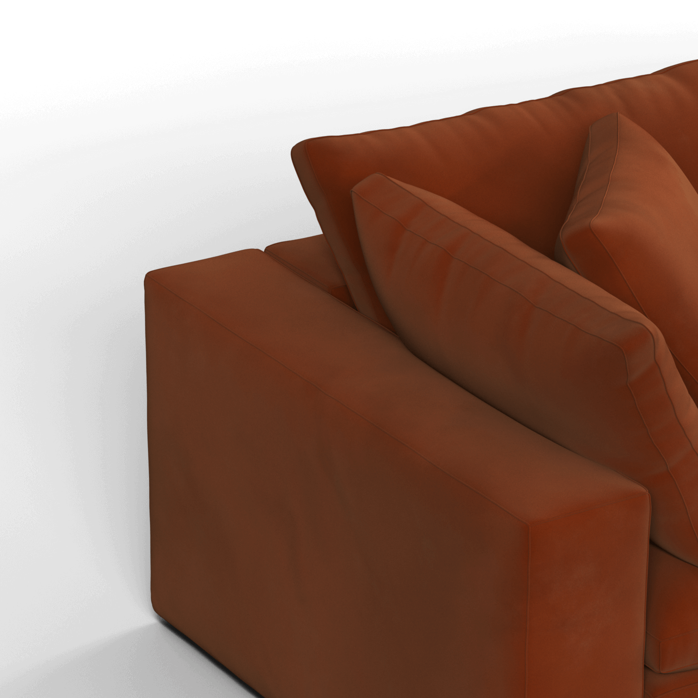 Ari modular corner Sofa with pouffe - Wide fabric range