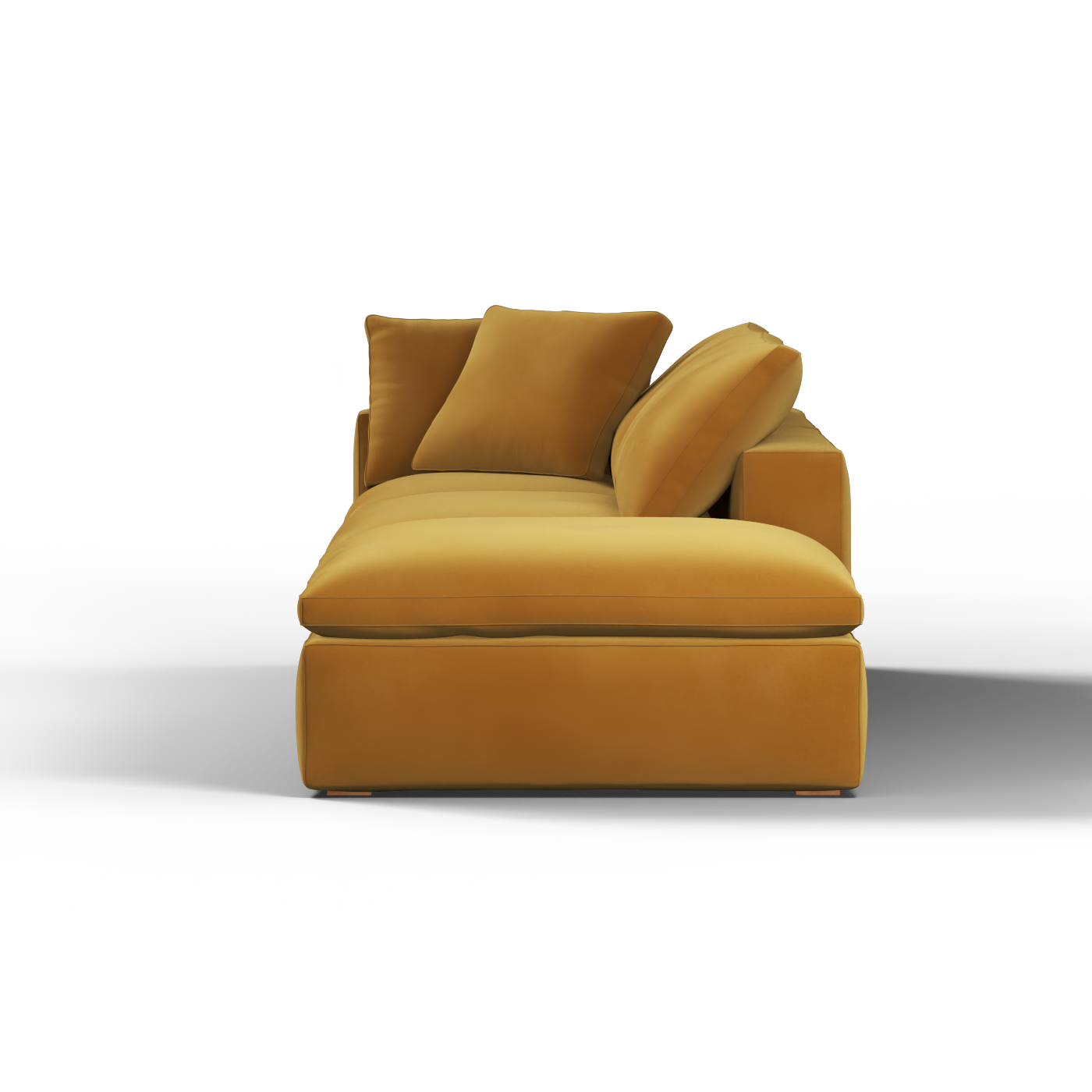Ari modular corner Sofa with pouffe - Wide fabric range
