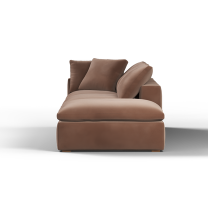 Ari modular corner Sofa with pouffe