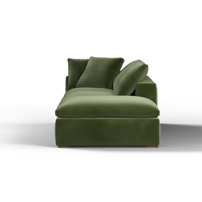 Ari modular corner Sofa with pouffe