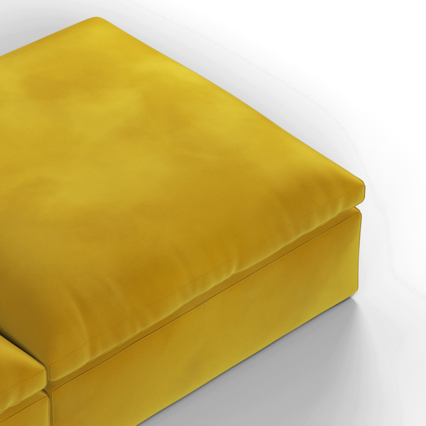 Ari modular corner Sofa with pouffe - Wide fabric range