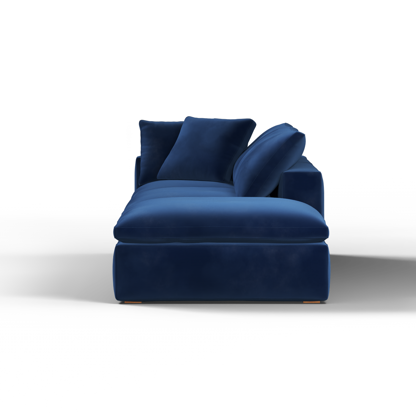 Ari modular corner Sofa with pouffe - Wide fabric range
